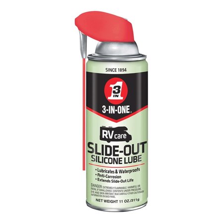 3-IN-ONE 11 oz RV Care Slide Out Silicone Lubricant Can 1339771
